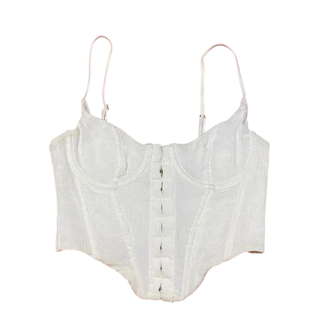 White Fox Stay Young Bustier Top